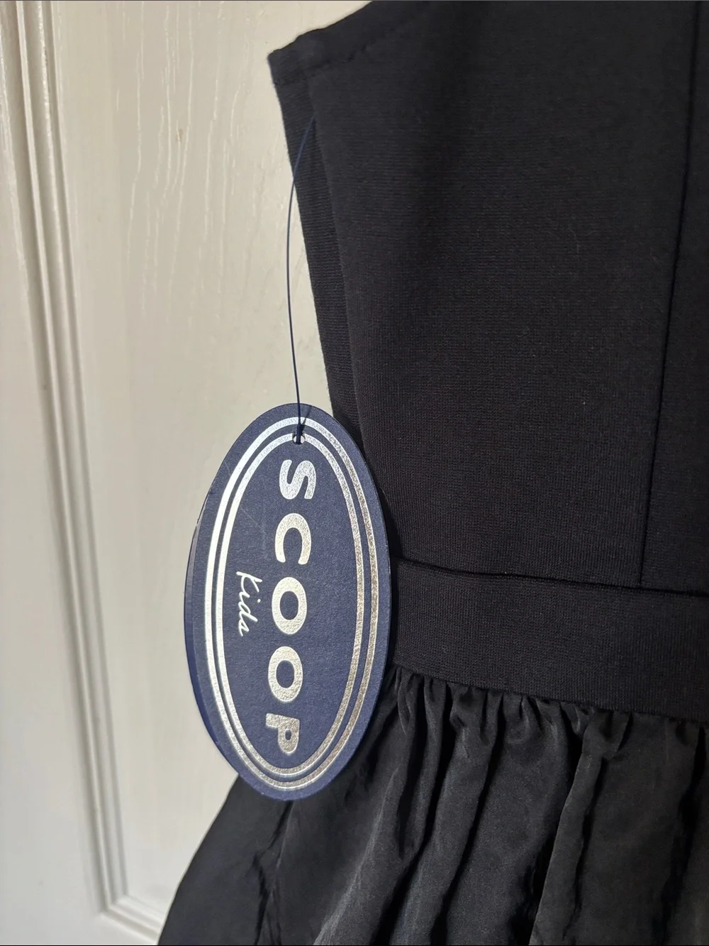 Kids Navy Bubble Hem Dress - Scoop Kids Size S 6-6X